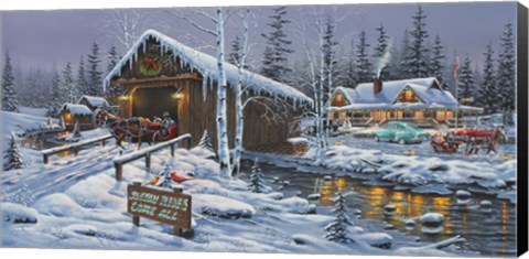 Framed Holiday Gathering Print