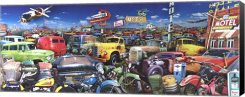 Framed Double D66 Print