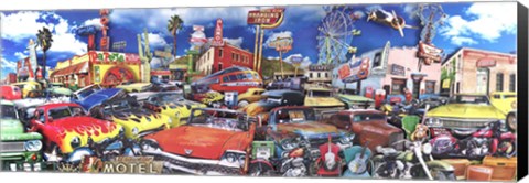 Framed Americana Texmexicana Print