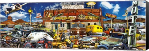 Framed John's Junk Juke Joint Print