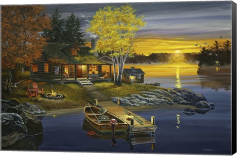 Framed Peaceful Evening Print