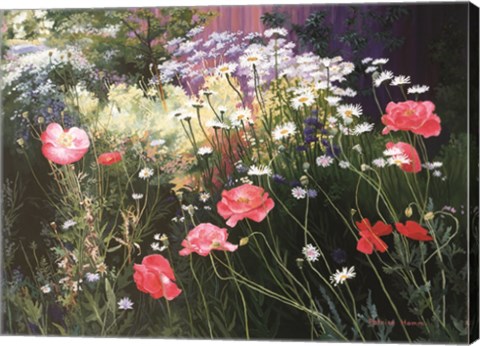 Framed Summer Garden Print