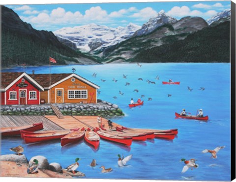 Framed Perfect Landing Print