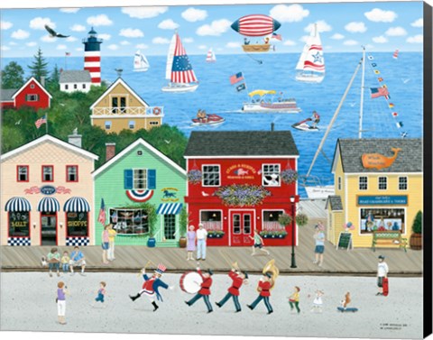 Framed Star Spangled Day Print