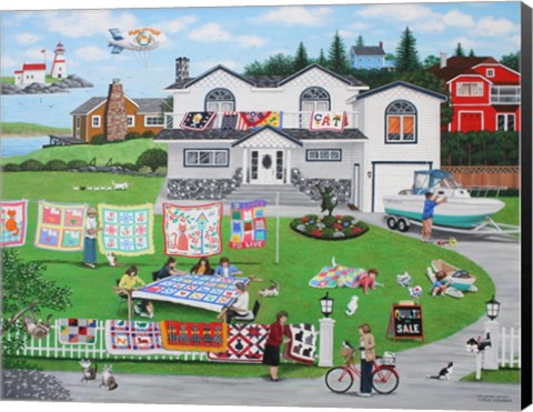 Framed Cat Lovers Society Print