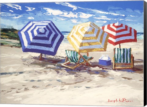 Framed Spring Beach Print