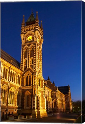 Framed Historic Registry Building, University of Otago, South Island, New Zealand (vertical) Print