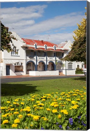 Framed National Hotel, Waikato, North Island, New Zealand Print