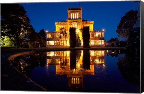 Framed Larnach Castle, Otago Peninsula, Dunedin, South Island, New Zealand Print