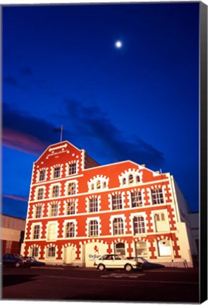 Framed Historic Crown Mills Building, Dunedin, New Zealand Print