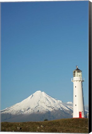 Framed Cape Egmont Lighthouse, North Island, New Zealand Print