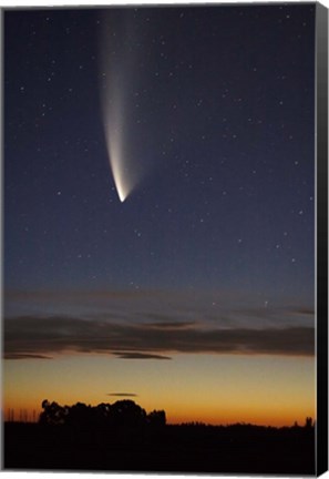 Framed Comet McNaught, South Island, New Zealand Print