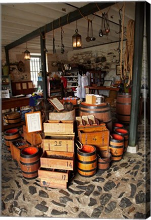 Framed Historic Stone Store, Kerikeri, North Island, New Zealand Print