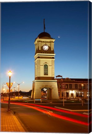 Framed New Zealand, North Island, Manawatu, Historic Clock Tower Print