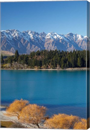 Framed Remarkables, Lake Wakatipu, South Island, New Zealand Print