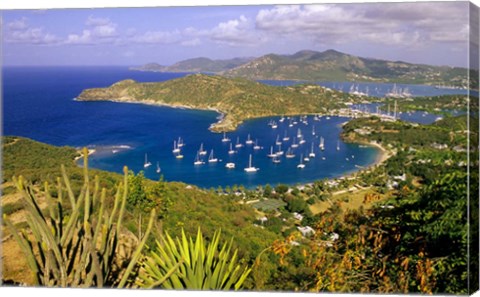 Framed English Harbour, Antigua Print