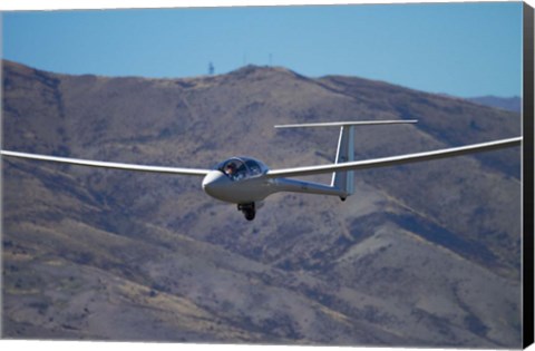 Framed Glider, Warbirds over Wanaka, Wanaka, War plane, Otago, South Island, New Zealand Print