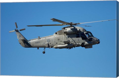Framed Seasprite Helicopter (Kaman SH 2G Seasprite) airshow Print