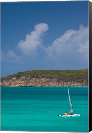 Framed Antigua, Dickenson Bay, Sailboat Print