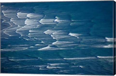 Framed Waves at the Avon and Heathcote Rivers, Christchurch, New Zealand Print