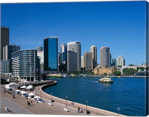 Framed Circular Quay, Sydney, Australia Print