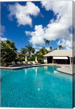 Framed Carlisle Bay Hotel, Antigua, West Indies, Caribbean Print