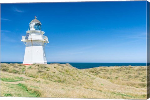 Framed New Zealand, South Island, Catlins, Waipapa Lighthouse Print