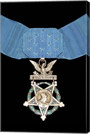 Framed Medal of Honor Print