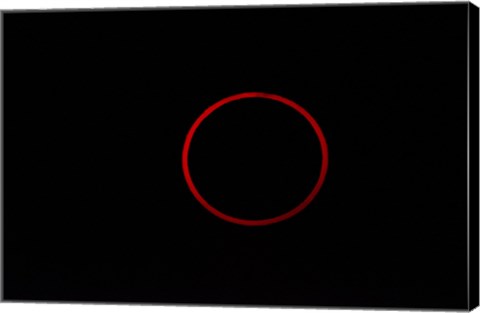 Framed Totality During Annular Solar Eclipse Print