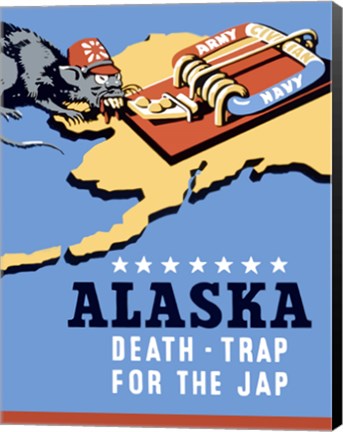 Framed Alaska, Death Trap Print