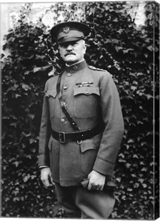 Framed General John Joseph Pershing Print
