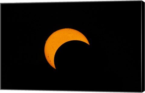 Framed Partial Solar Eclipse (2012) Print