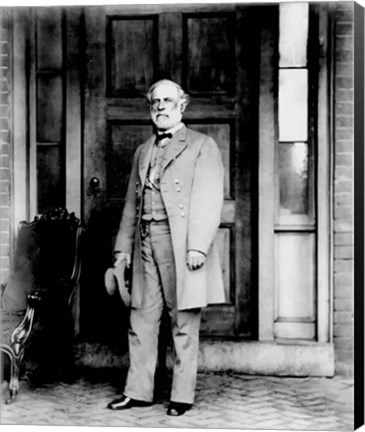 Framed General Robert E Lee Standing Print