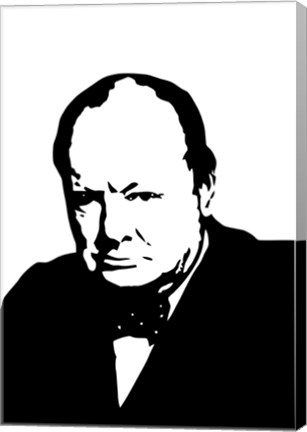 Framed Sir Winston Churchill Print