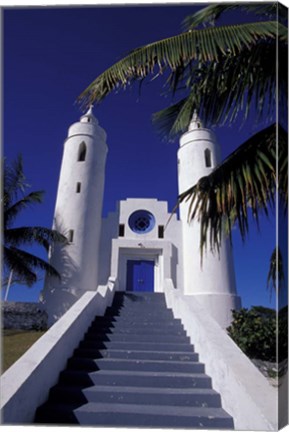 Framed St Peter Catholic Church, Long Island, Bahamas, Caribbean Print