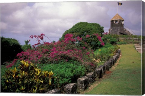 Framed Gun Hill, Barbados, Caribbean Print