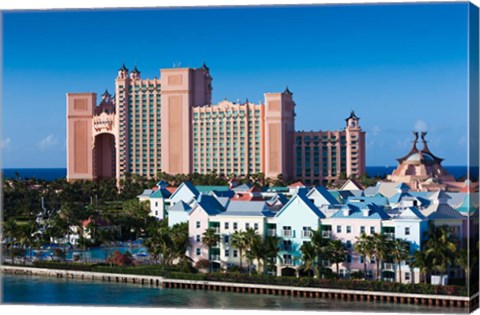 Framed Atlantis Hotel , Bahamas Print