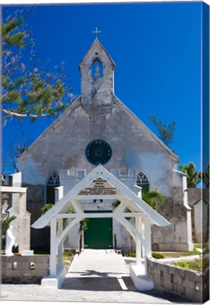 Framed Bahamas, Eleuthera, St Patrick&#39;s Anglican Church Print