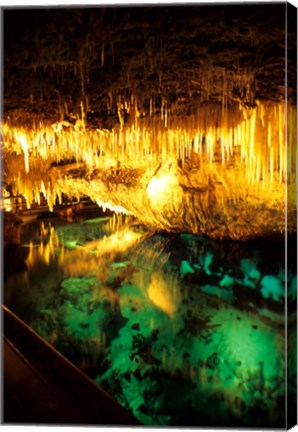 Framed Famous Crystal Caves, Bermuda Print