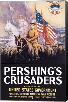 Framed Pershing&#39;s Crusaders Print