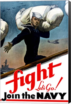 Framed Fight, Let&#39;s Go! Print