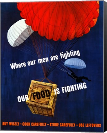 Framed Our Food is Fighting Print