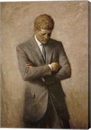 Framed John F Kennedy Print