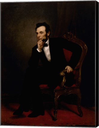 Framed Abraham Lincoln Print