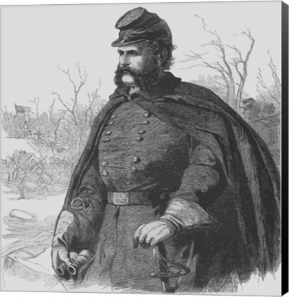 Framed Ambrose Everett Burnside Print