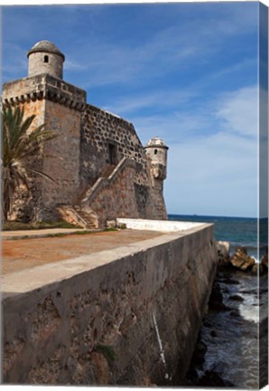 Framed Cojimar Fort, Cojimar, Cuba Print