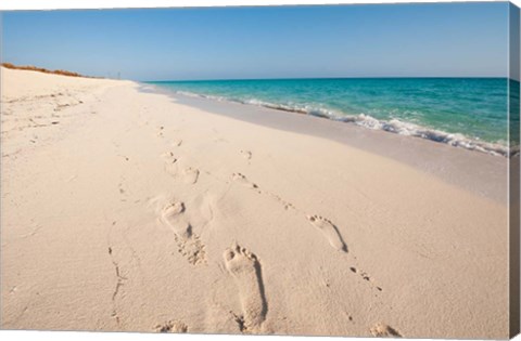 Framed Cuba, Sol Cayo Santa Maria Resort, Footprints Print