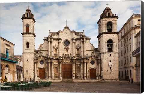 Framed Cuba, Havana, Catedral de San Cristobal Print