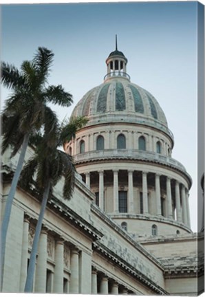 Framed Cuba, Havana, Dome of the Capitol Building Print