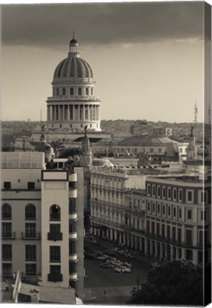 Framed Cuba, Havana, Havana Vieja, Capitolio Nacional Print
